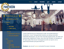 Tablet Screenshot of crossfit-pantheon.com